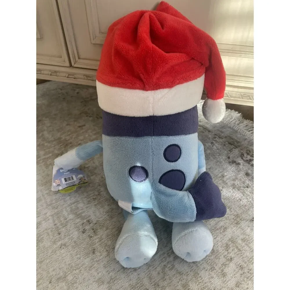 Christmas Bluey Plush Santa Hat NWT 20” Disney‎